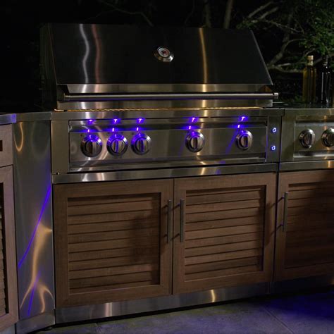 outdoor kitchen insert grill cabinet